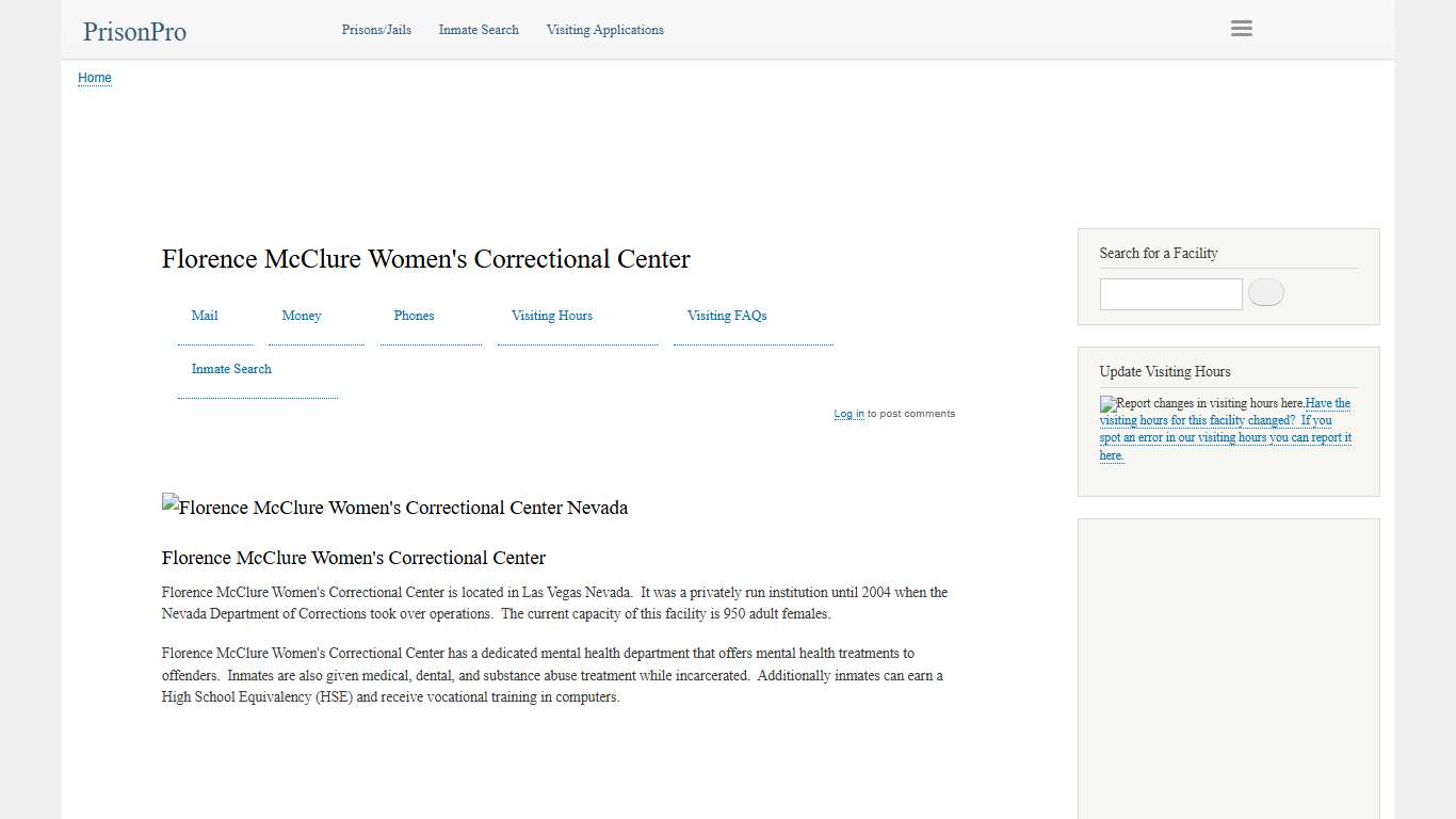 Florence McClure Women's Correctional Center